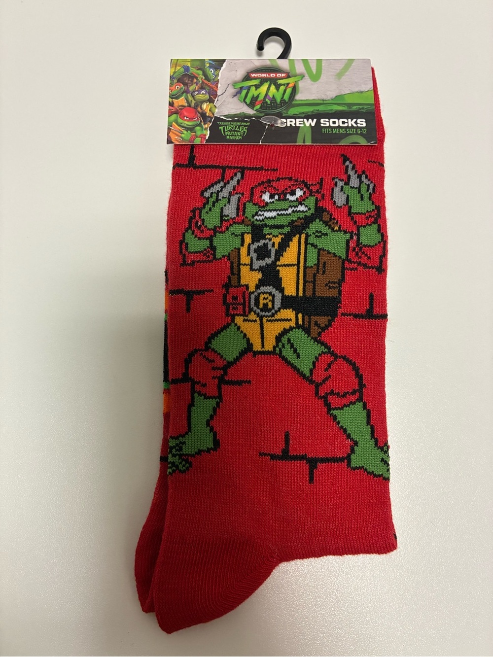 World of TMNT Crew Socks - Men (new - red)